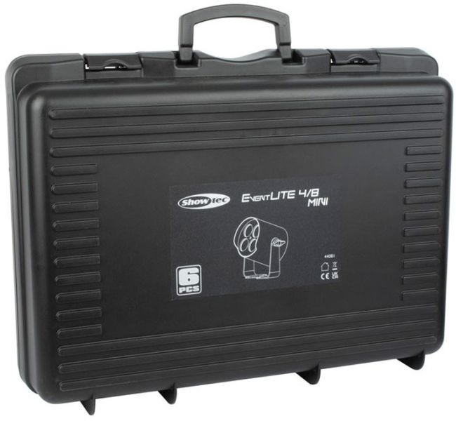 SHOWTEC Koffer für 6x EventLITE 4/8 Mini mit Zubehörfach