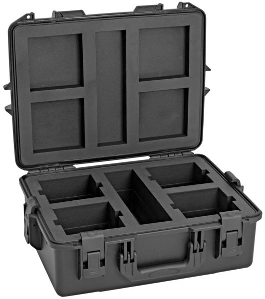 ROADINGER Kunststoffcase für 4x AKKU UP-4 QCL Spot QuickDMX MK2