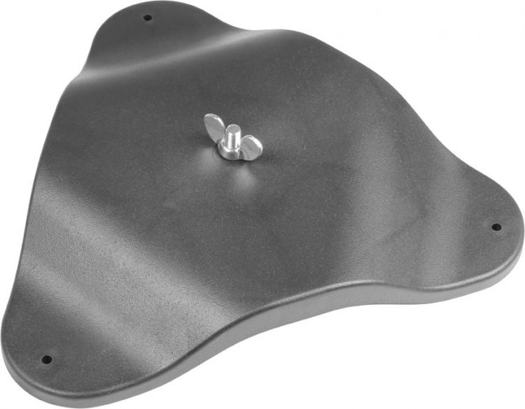 Adam Hall Accessories 38163 Boden- und Wandmontageplatte für alle PAR16/36