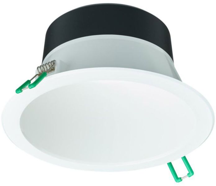 PHILIPS CoreLine Downlight gen5, 10,7 W, D150 mm, 1200 lm, 3000 K, DALI, weißer Reflektor, IP20