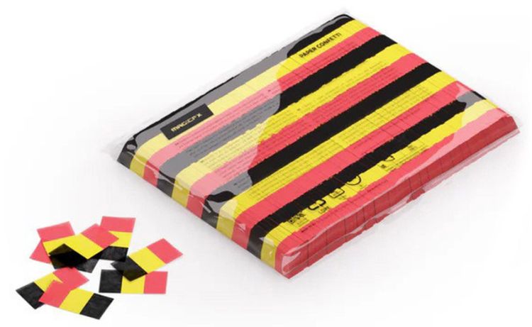 Magic FX Slowfall Konfetti Flagge Belgien 55x35mm - 1kg