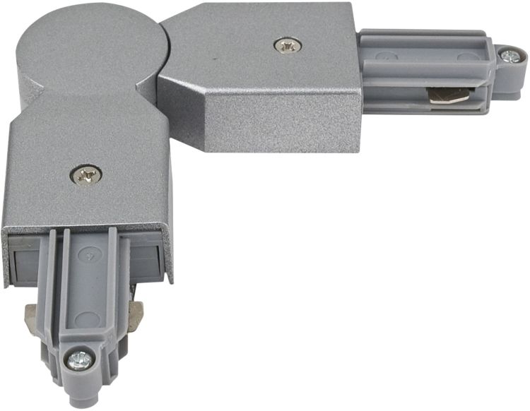 Flexible Corner Connector  Silver - (RAL9006)