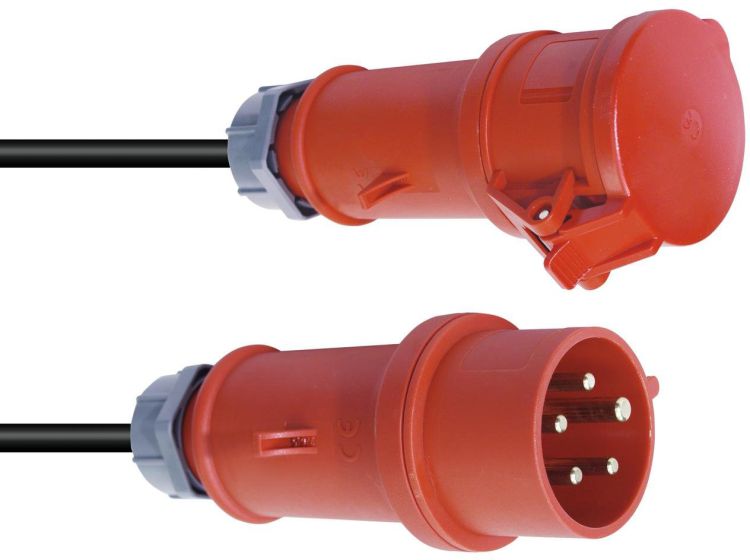 PSSO CEE Verlängerung 16A 5x2,5 15m rot