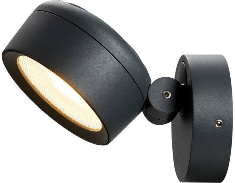 SLV ESKINA SPOT, Outdoor Wand- und Deckenaufbauleuchte, anthrazit, 3000/40