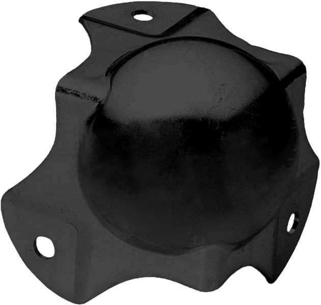 Adam Hall Hardware 4124 BLK - Kugelecke mittelgroß, dreischenklig gekröpft, 30 mm, schwarz