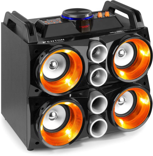 Fenton MDJ200 Party Station 150W mit Akku und BT -B-Stock-
