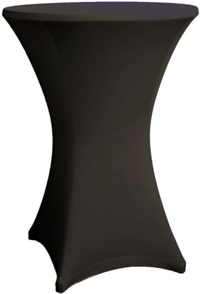Stehtisch Husse schwarz für 80-86 cm Durchmesser Stretch -B-Stock-