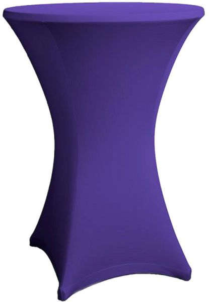 Stehtisch Husse lila für 80-86 cm Durchmesser Stretch