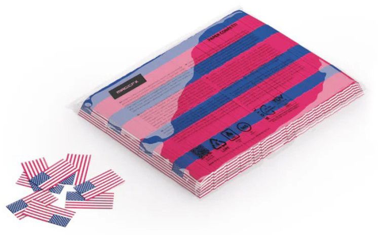 Magic FX Slowfall Konfetti Flagge USA 55x35mm - 1kg