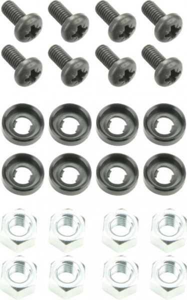 Adam Hall 19" Parts 5924 M8 AH Befestigungssatz für zwei 19" Geräte mit Se