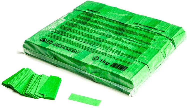 Magic FX Slowfall Konfetti Rechteckig 55x17mm - Hellgrün 1kg