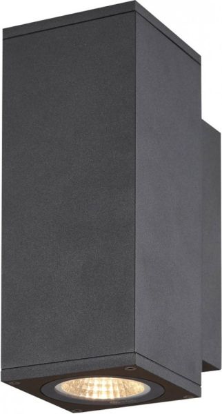 SLV ENOLA SQUARE UP/DOWN S, Outdoor LED Wandaufbauleuchte anthrazit