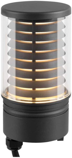 SLV M-POL M Polehead, Louver Leuchtenkopf, anthrazit, 19W, 350/370lm, 2700/3000K, CRI90, DALI