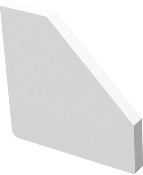 SLV GRAZIA 10 EDGE, Endkappe weiß