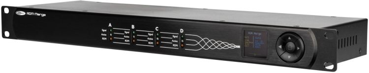 SHOWTEC RDM Merge 4-zu-2-Wege-DMX-Merger mit RDM – 3P