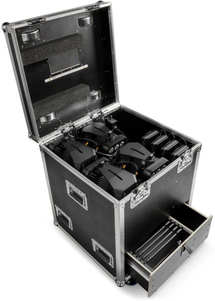 Cameo ZENIT® B200 CASE 4PC - Charging Flightcase für 4 CLZB200