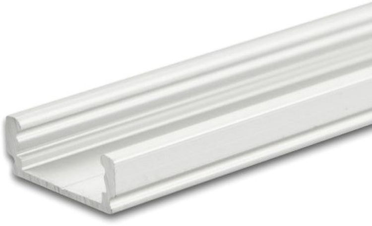 ISOLED LED Aufbauprofil SURF12 FLAT Aluminium eloxiert, 550cm