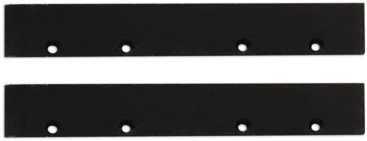 ISOLED Endkappe Alu EC128 für Curtain10 DOUBLE, 2 Stück, schwarz