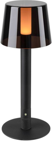SLV TAHA Leuchten-Set, Akku, IP65, 2700K, dimmbar, schwarz