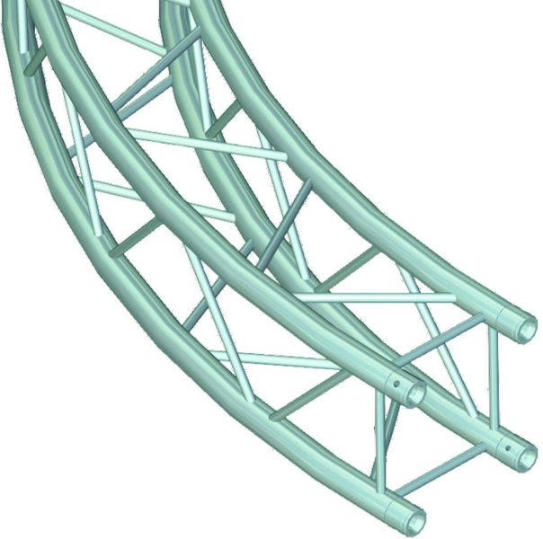 ALUTRUSS QUADLOCK 6082 Element f.Kreis 6m in.45°