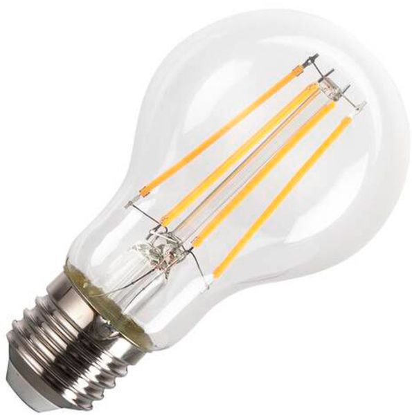 SLV LED A60, LED-Leuchtmittel, clear, E27, 4W, 2700K