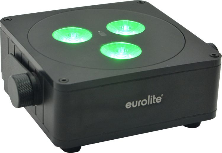 EUROLITE AKKU IP Flat Light 3 sw