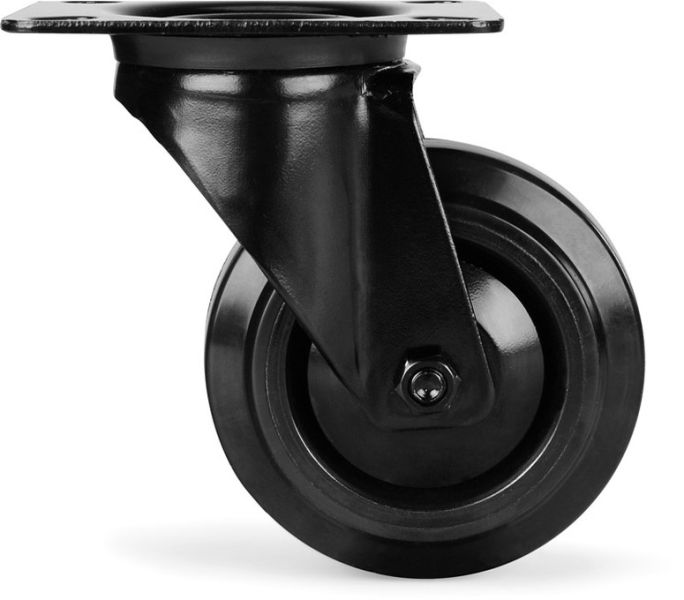 Riggatec Lenkrolle 100mm BLACK WHEEL, schwarz MKI