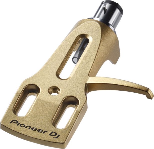 Pioneer DJ PC-HS01-N Headshell für analoge Plattenspieler, Gold