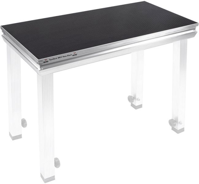 Bullstage Bühnenpodest TourDeck MKII outdoor 1x0,5m Hexa schwarz