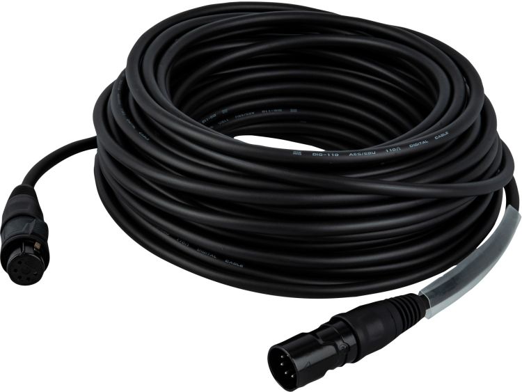 DAP-Audio FLR75 - IP65 DMX/AES-EBU XLR/M 5P auf XLR/F 5P Rean RCX5 Steckverbinder 15 m