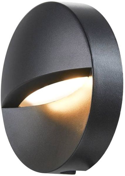 SLV DOWNUNDER OUT, round WL Outdoor LED Wandeinbauleuchte, anthrazit, 3000