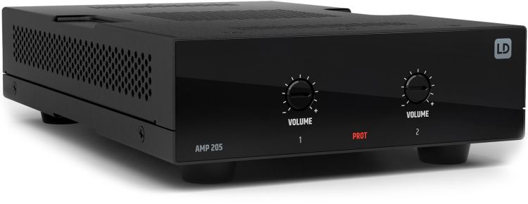 LD Systems AMP 205 - 2-Kanal Mini Installationsendstufe 2x50 W @ 4 Ohm