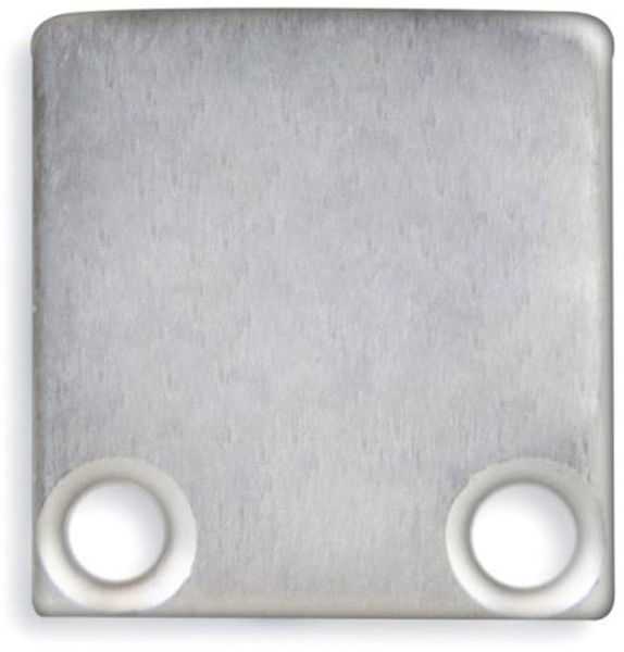 ISOLED Endkappe EC3 Aluminium für Profil SURF12 FLAT in Verbindung mit TUNNEL, 2 STK, inkl.