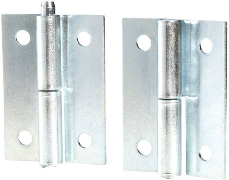 Adam Hall Hardware 2270 L Aushängescharnier mit Stift verzinkt