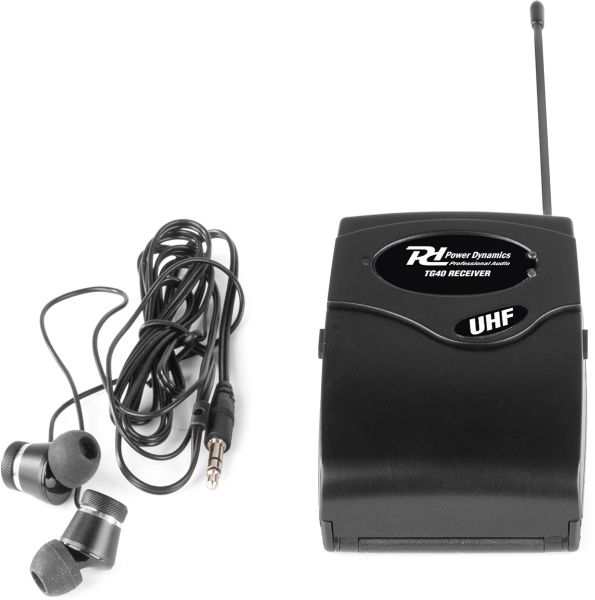 Power Dynamics TG40R Drahtloser Reiseleiter-Empfänger