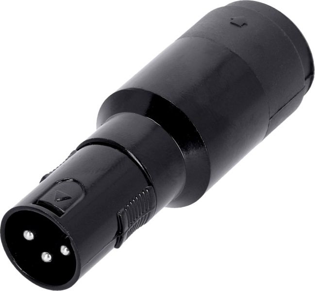 Adam Hall Connectors 4 STAR A SM4 XM3 - Adapter 4-Pol Lautsprecher Steckverbinder male auf XLR male