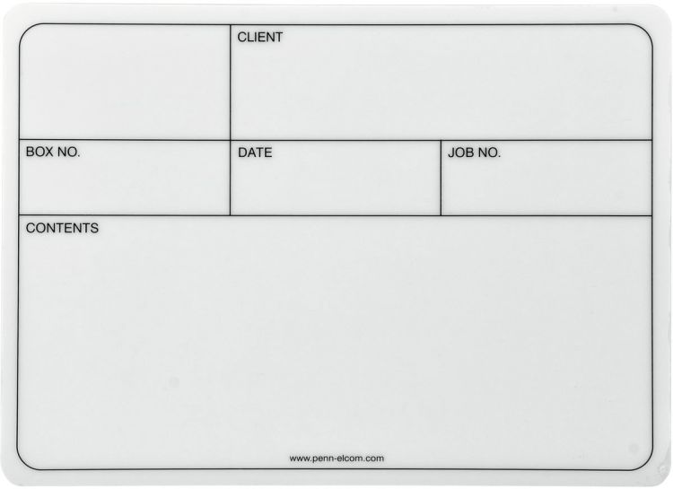 ACCESSORY Beschriftungsschild selbstklebend 130x85mm