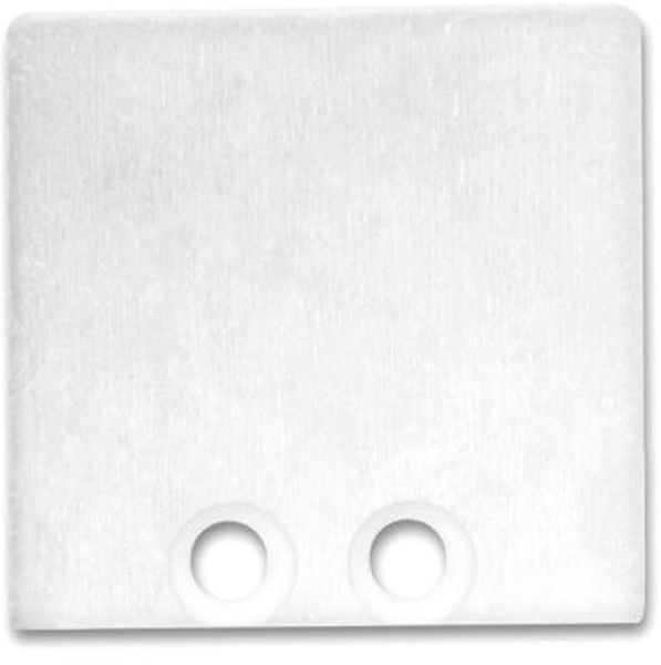 ISOLED Endkappe EC 58W weiß RAL 9010 für Profil SURF16, 2 STK, inkl. Schrauben