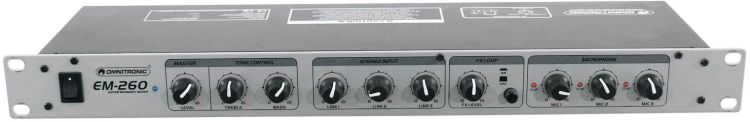 OMNITRONIC EM-260 Entertainment-Mixer