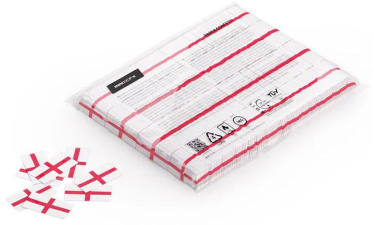 Magic FX Slowfall Konfetti Flagge England 55x35mm - 1kg