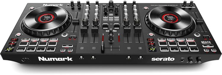 Numark NS4FX Professioneller 4-Deck DJ-Controller
