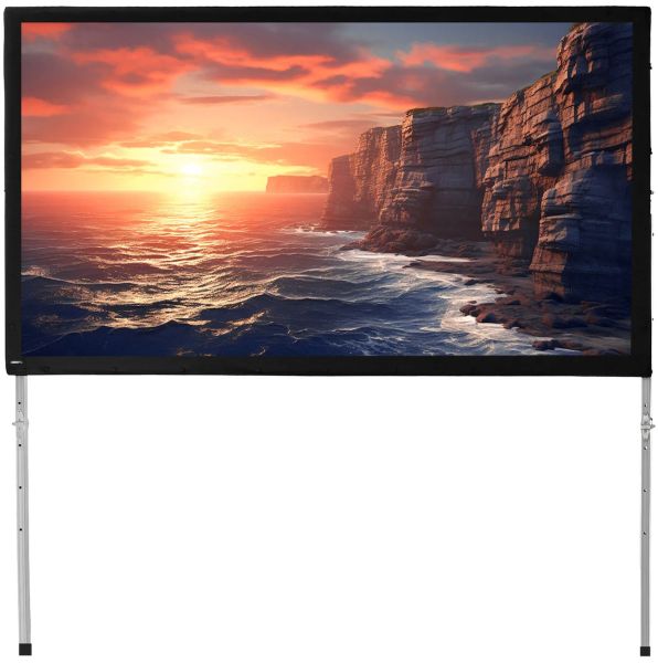 celexon Faltrahmen Leinwand Mobil Expert 305 x 190 cm, Frontprojektion