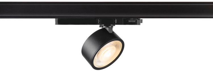 SLV KALU 2.0, 3~ Spot, PHASE, zylindrisch, 2700 K, 10 W, 36°, schwarz