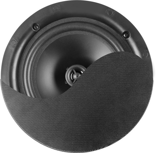 Power Dynamics NCSP8B Niedrigprofil-Deckenlautsprecher 100V 8" Schwarz