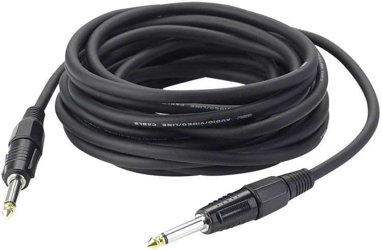 DAP FL06 - unbal. Klinke mono > Klinke mono  10 m mit Goldspitze