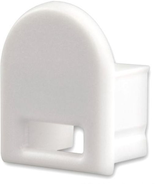ISOLED Endkappe EC14 für SURF12 BORDERLESS mit COVER5, mit Kabeldurchführung, 1 STK