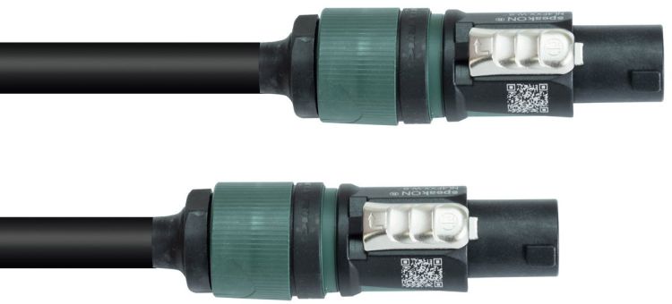 PSSO Lautsprecherkabel Speakon 2x4 15m sw