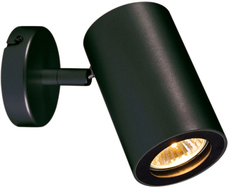 SLV ENOLA_B Wand- und Deckenleuchte, Spot, QPAR51, schwarz, max. 50W
