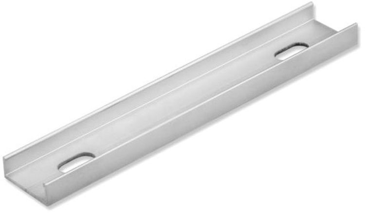 ISOLED Befestigungsleiste für Montageprofile, 10cm, gebohrt