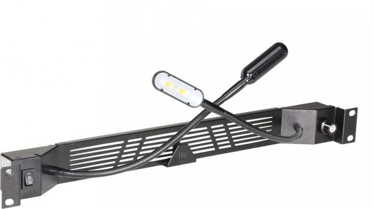 Adam Hall 19" Parts 87463 LED Schwanenhals Racklight - 2 Schwanenhälse